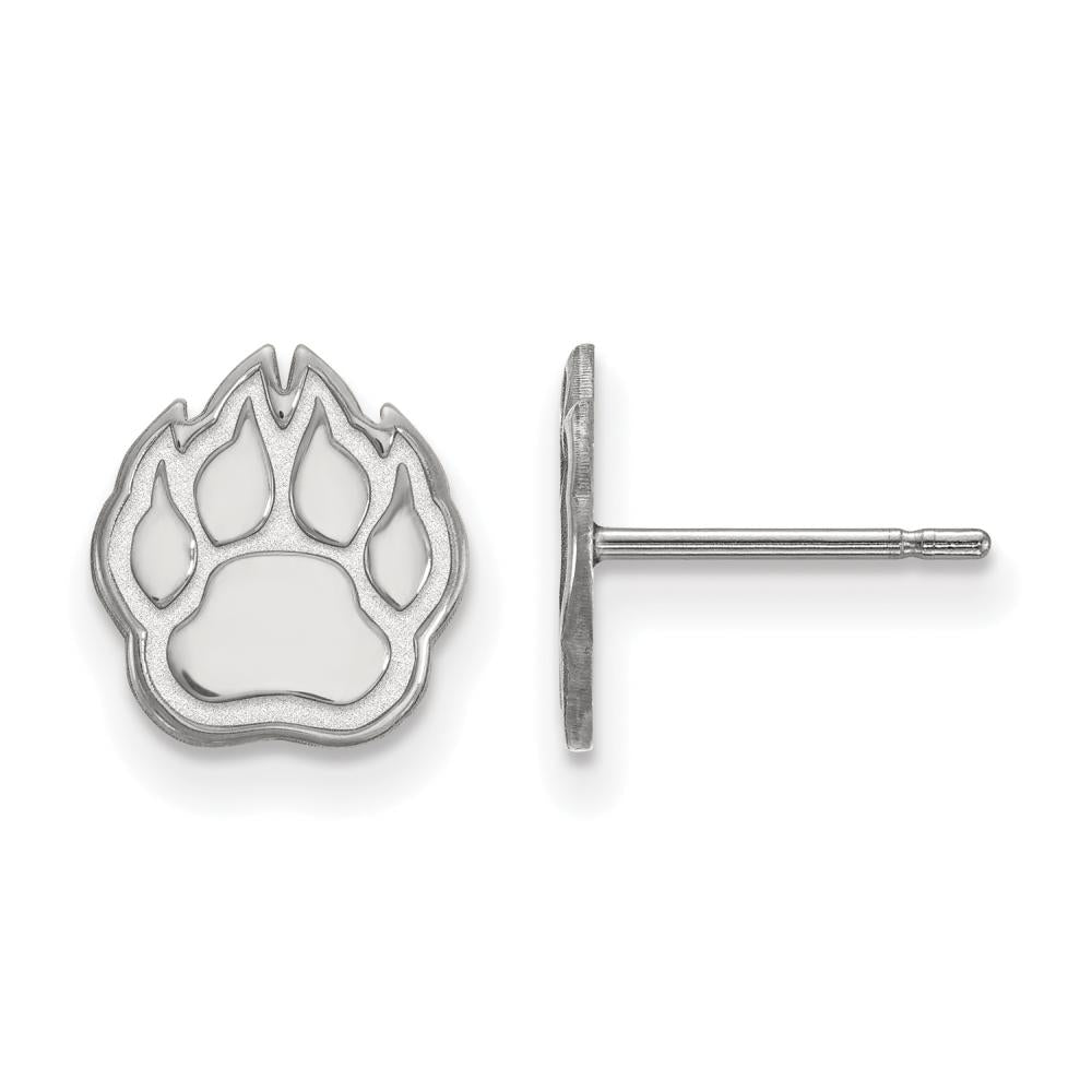 LogoArt Sterling Silver Northern Illinois University Xs Post Earrings