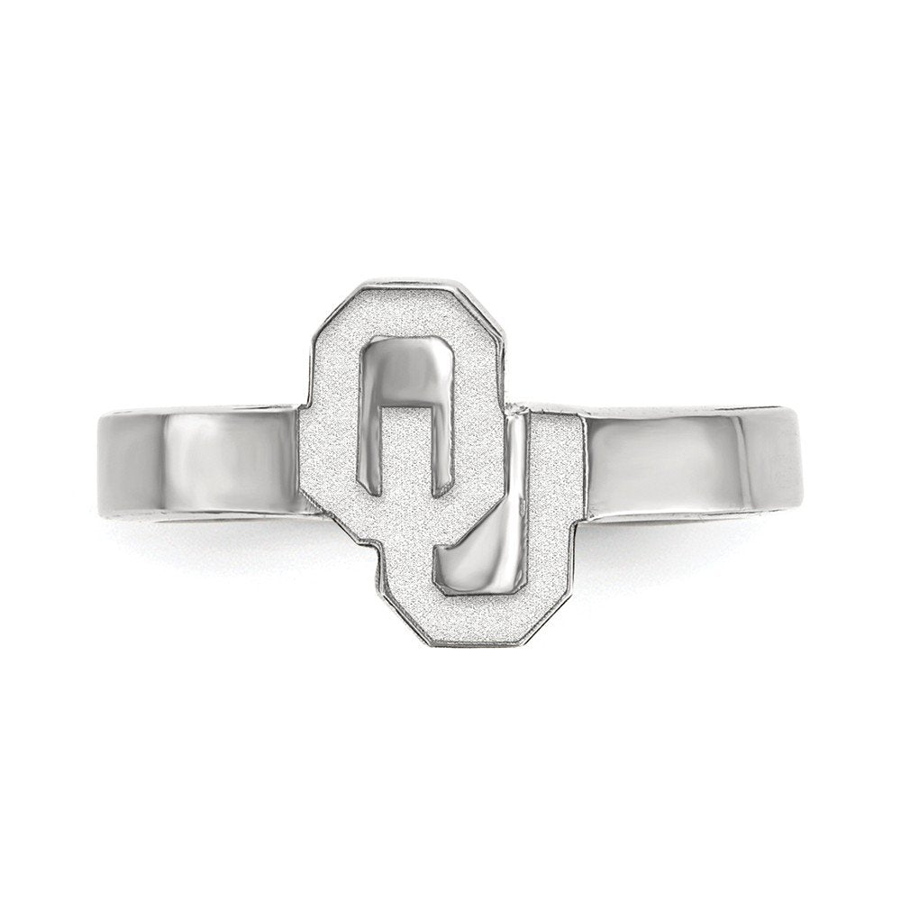 Sterling Silver U of Mississippi Small Ole Miss Script Necklace