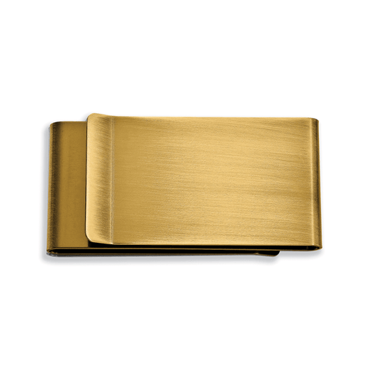 Chrome-Plated Double-Sided Boxed Money Clip
