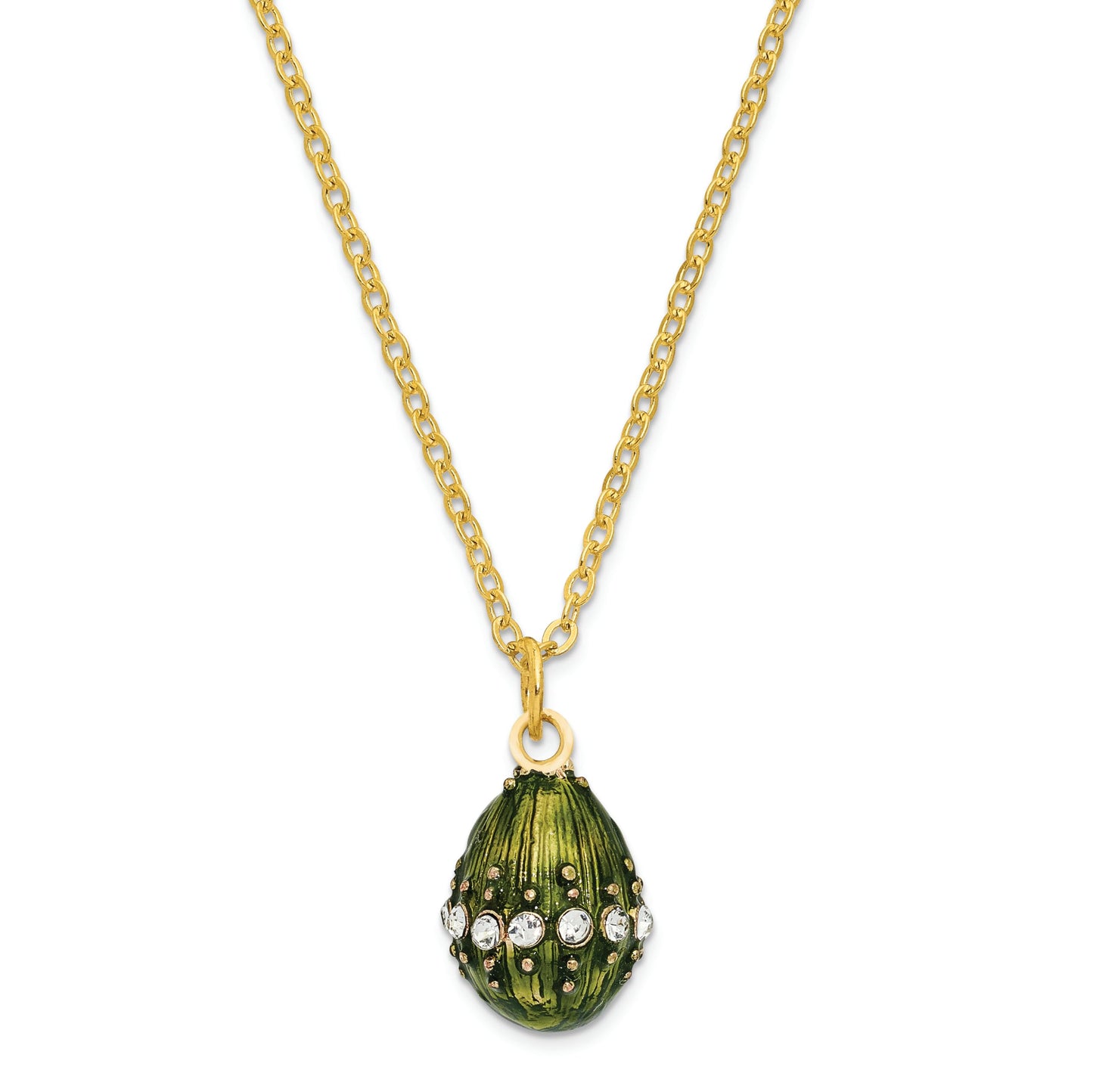 Bejeweled Regal Green Musical Egg