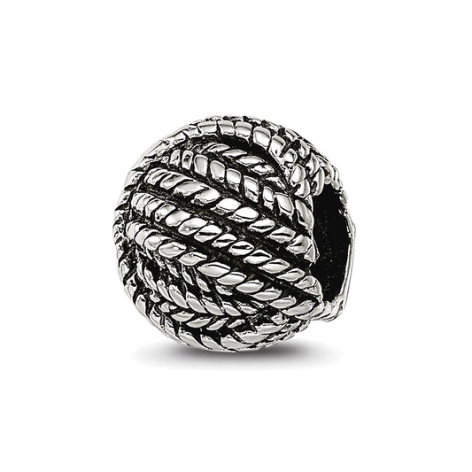 Sterling silver Reflections Ball of Yarn Bead
