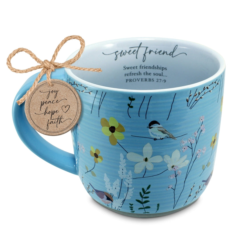 LCP 18520 MUG Sweet Friend Floral Bird