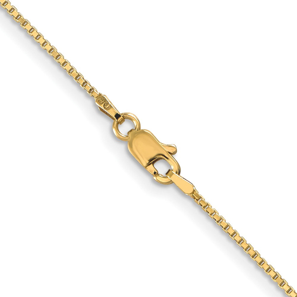 10k 1mm Box Chain Yellow Gold