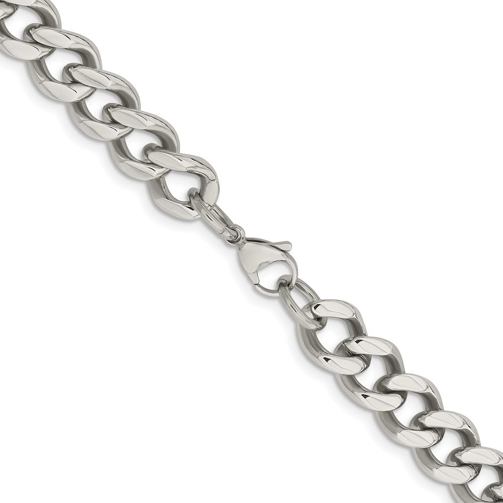 Stainless Steel 11.50mm 24in Curb Chain