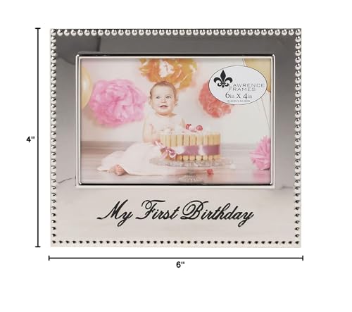 Lawrence Frames 4x6 My First Birthday Picture Frame 290764