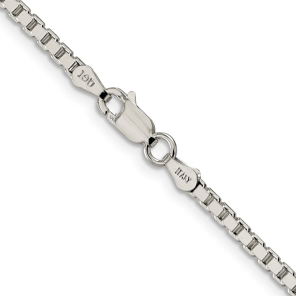 Sterling Silver 2.5mm Box Chain 30 Inches
