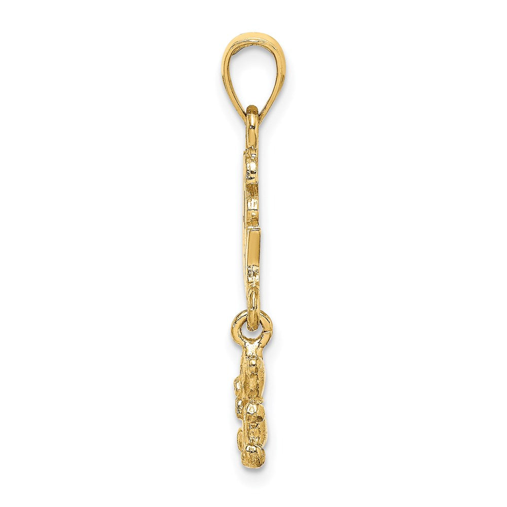 14K Moveable IT'S A BOY with Teddy Bear Charm