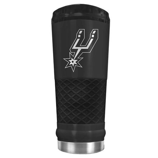 Black San Antonio Spurs Stealth Matte 24oz Tumbler