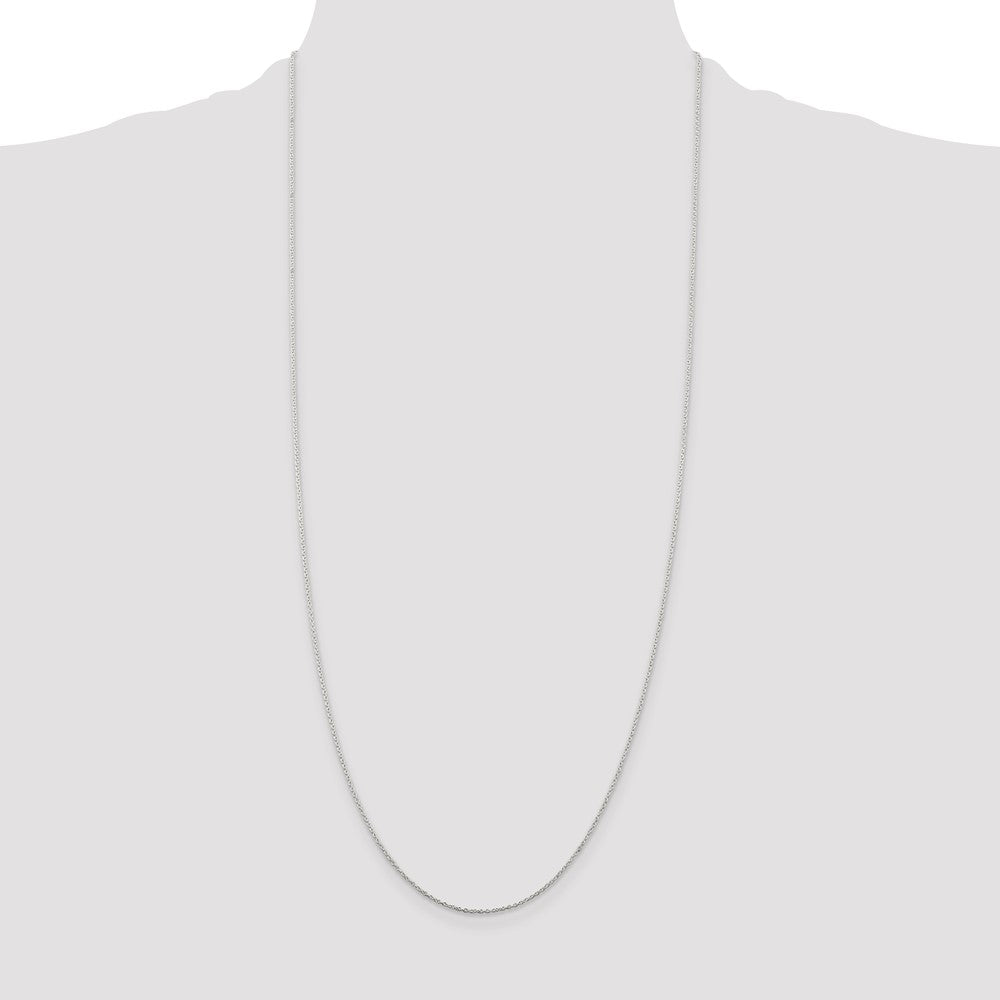 Sterling Silver 1mm Cable Chain 30 Inches
