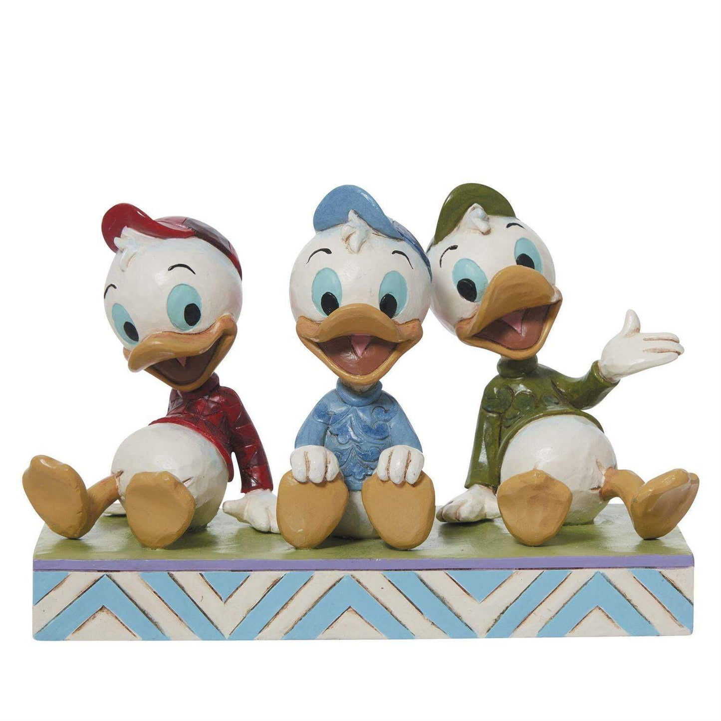 Enesco Disney Traditions Huey Dewey and Louie Sitting, Figurine, 3.75in H