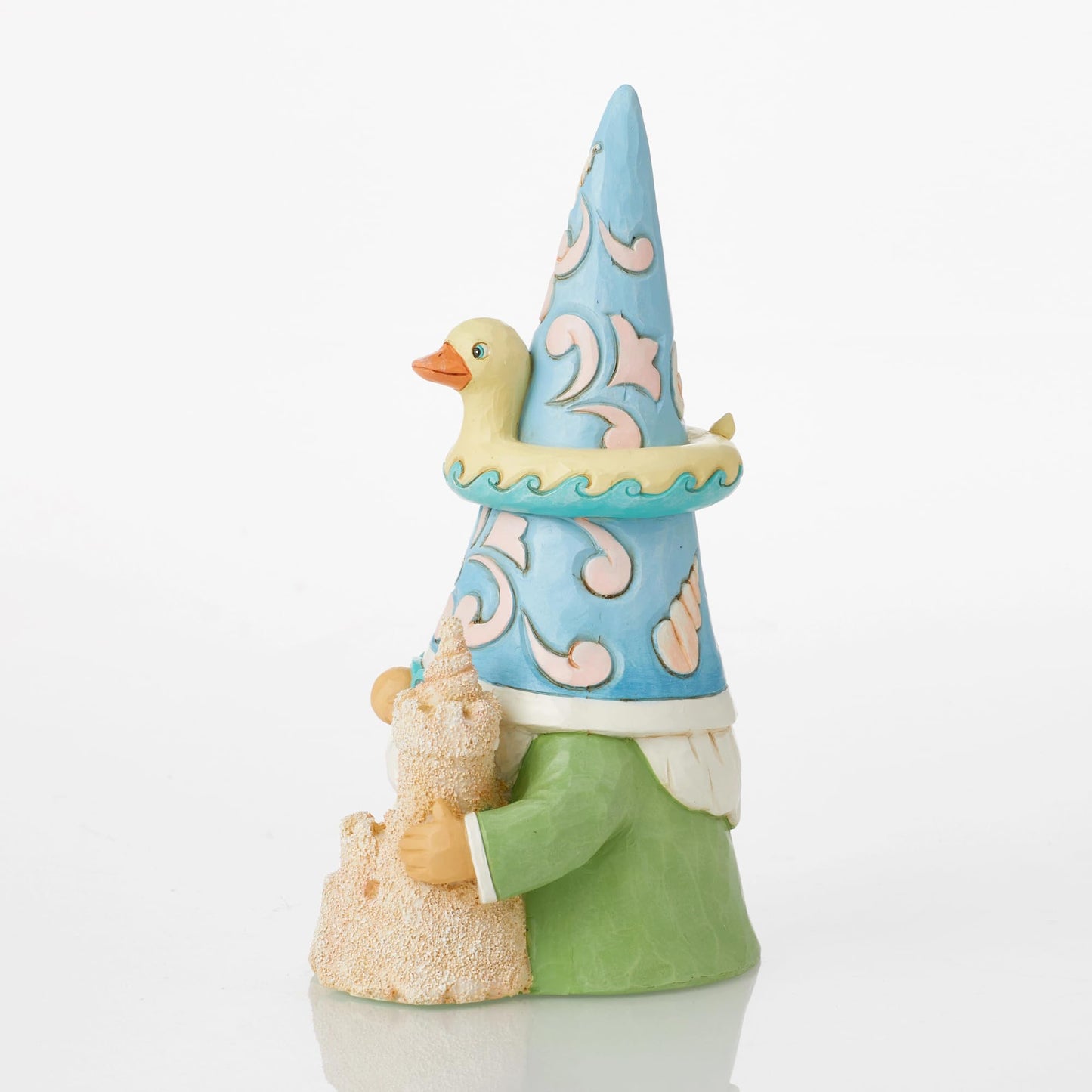 Jim Shore "The Beach Is Calling" Coastal Gnome and Sandcastle Figurine