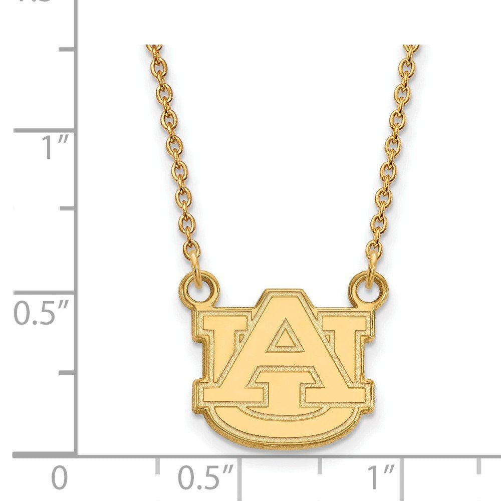 Women's Auburn Tigers Gold Plated Pendant Necklace