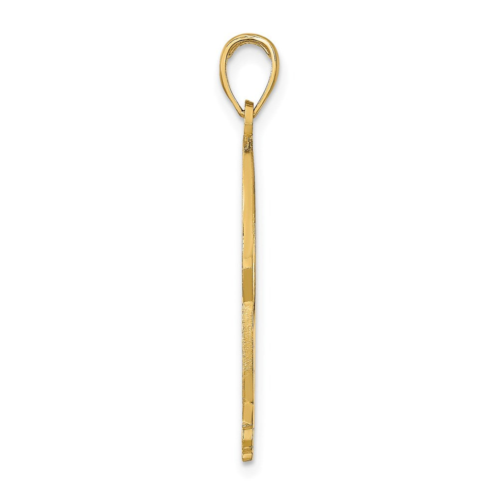 14k GOLF NAPLES Visor Pendant