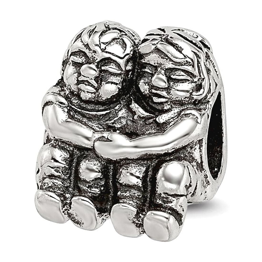 Sterling Silver Reflections Two Kids Bead