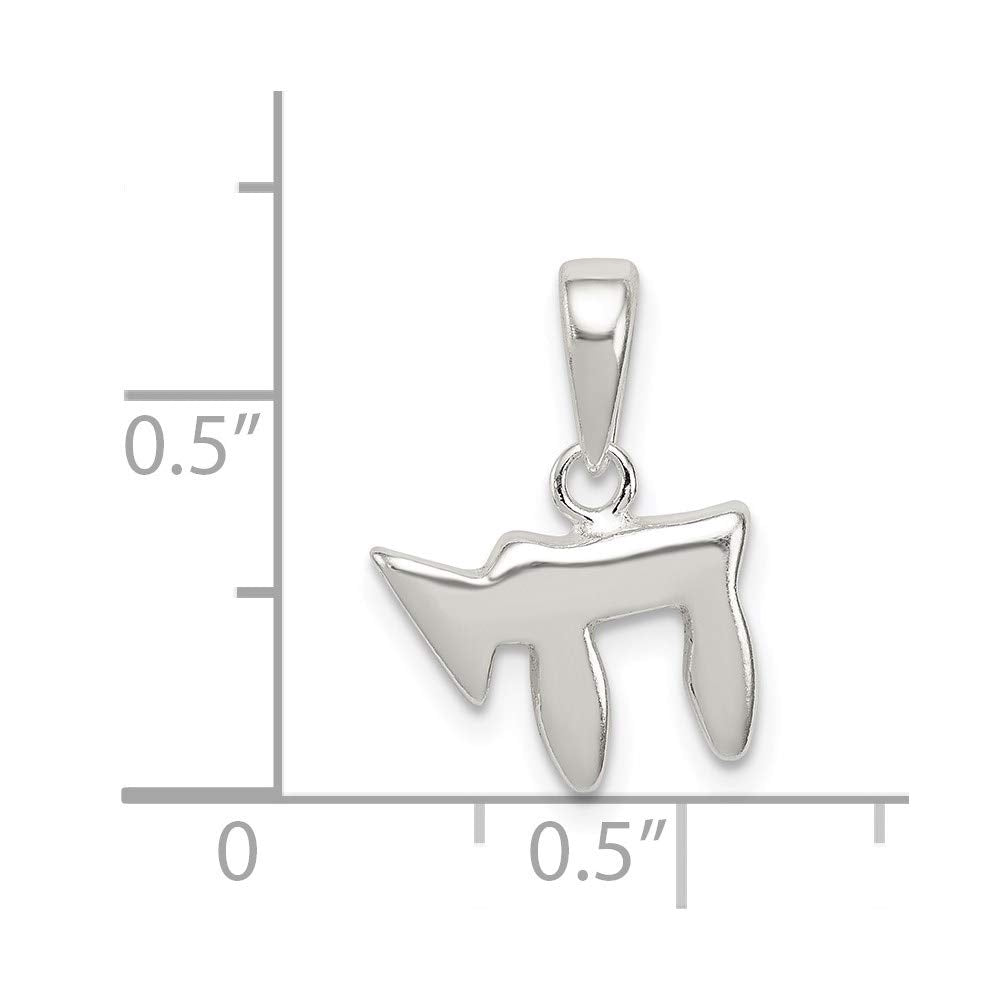 Sterling Silver Chai Pendant