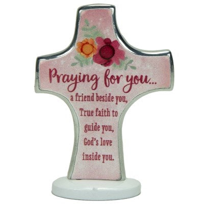 CA Gift  Praying for You Standing Bedtime Cross