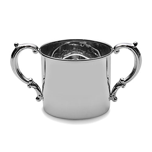 CLASSIC Sterling Silver DOUBLE HANDLE BABY CUP by Empire Silver