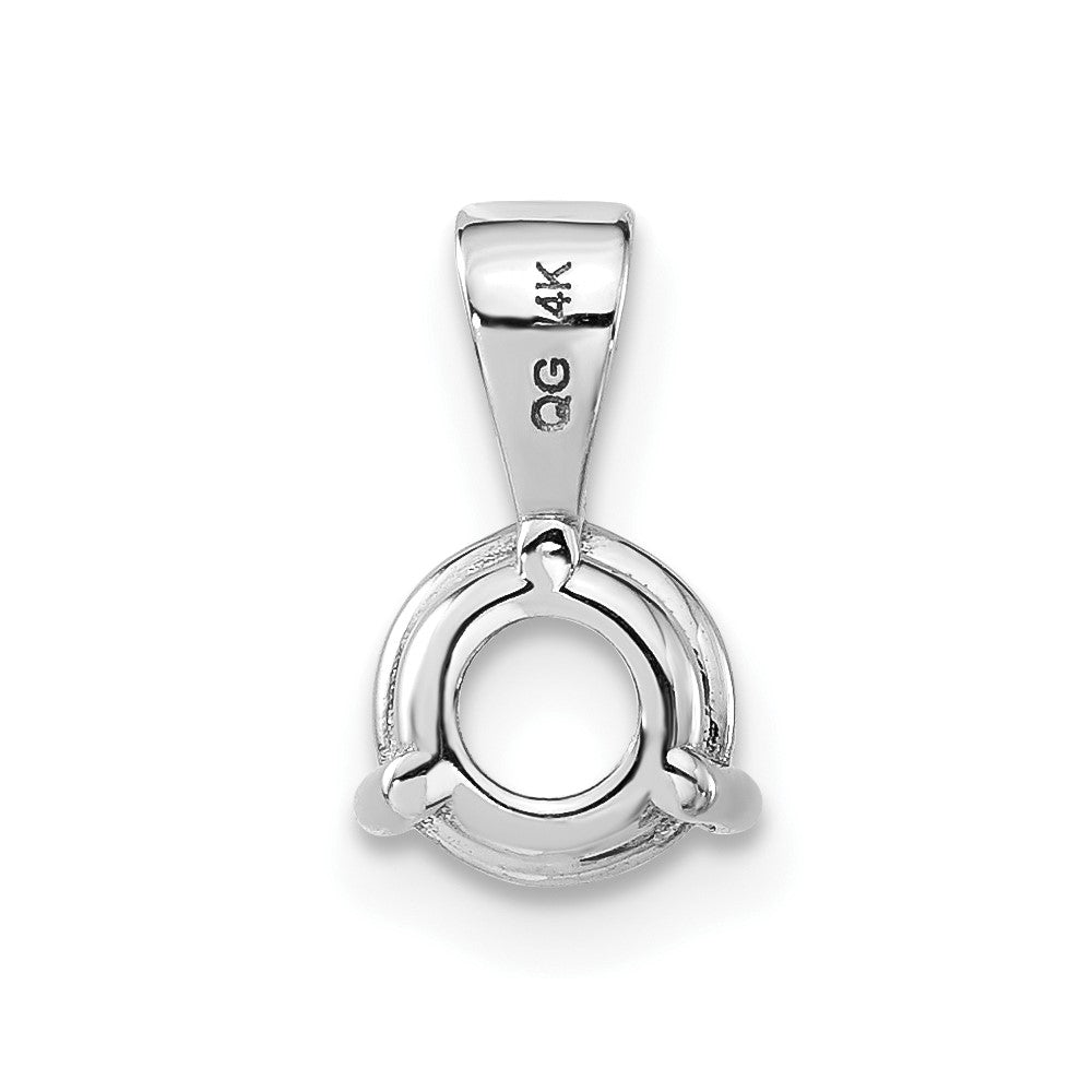 14kw 7/8ct. Round 3 Prong Solitaire Mtg