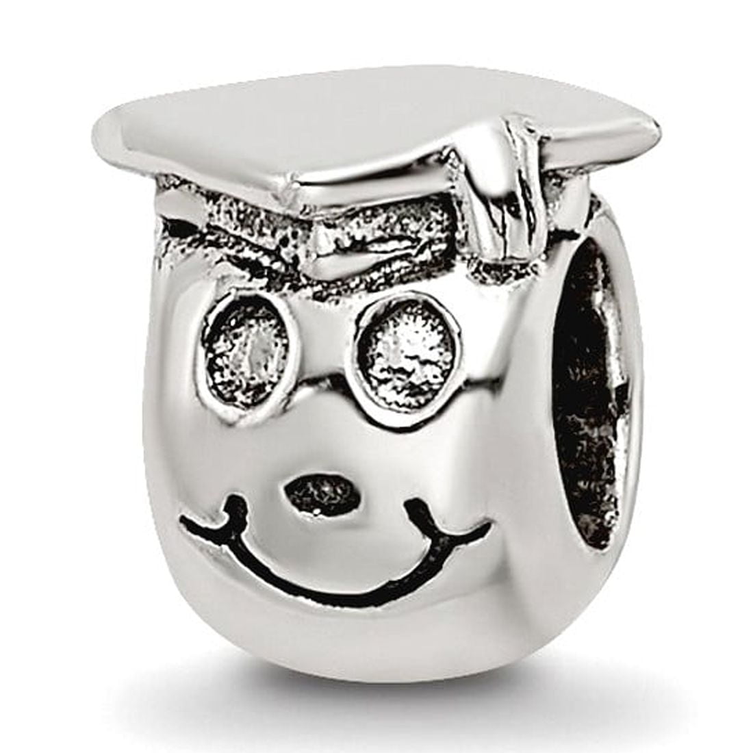 Sterling Silver Reflections Kids Happy Graduate Bead