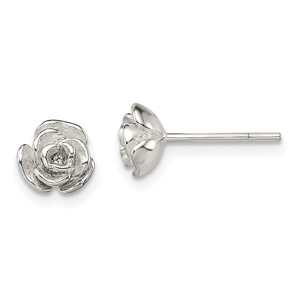 Sterling Shimmer Sterling Silver Rhodium-plated 34 Stone 2.0mm CZ In and Out Round Hinged Hoop Earrings