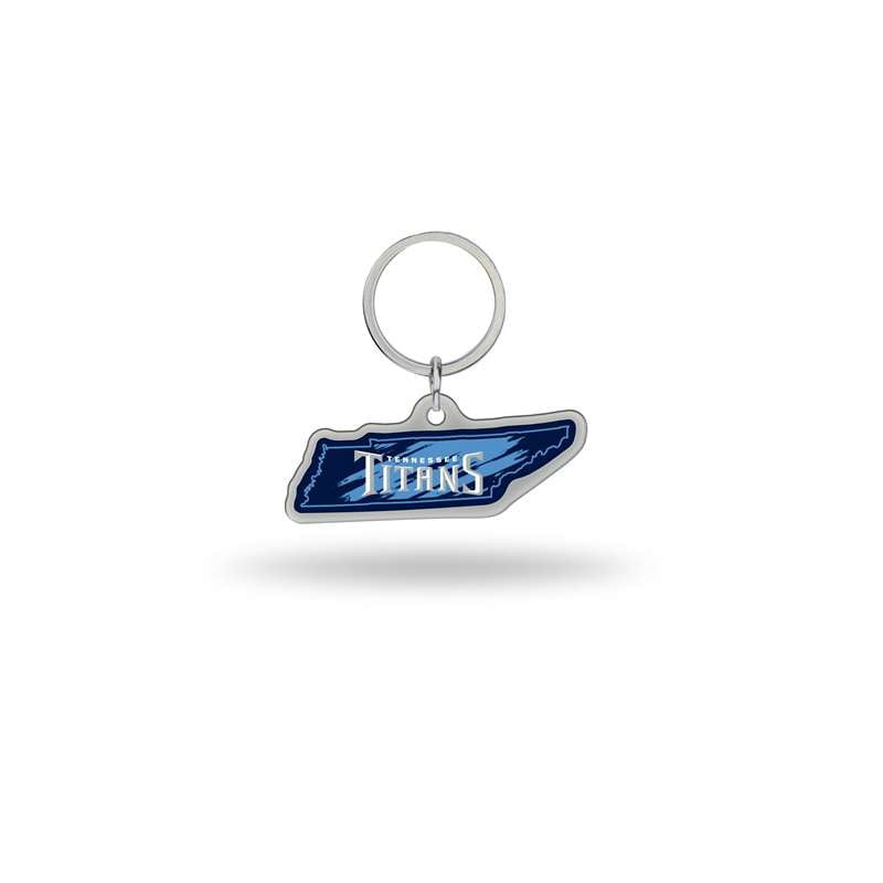 Tennessee Titans Metal Keychain State Shaped