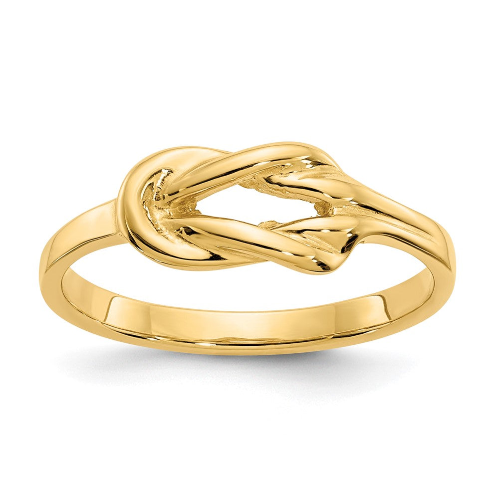 14K Freeform Knot Ring Size 7