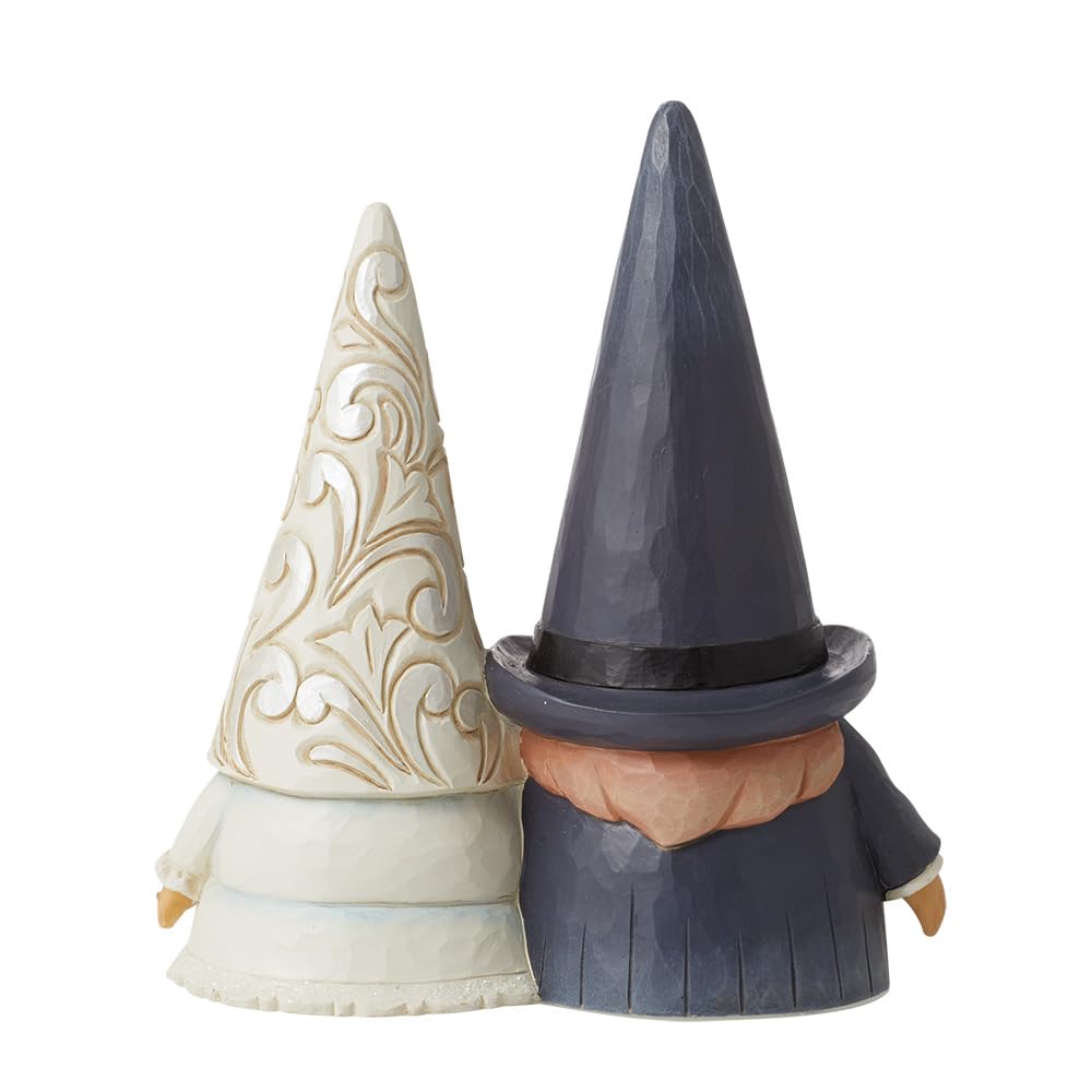 Enesco Jim Shore Bride and Groom Gnomes, Figurine, 5.75in H