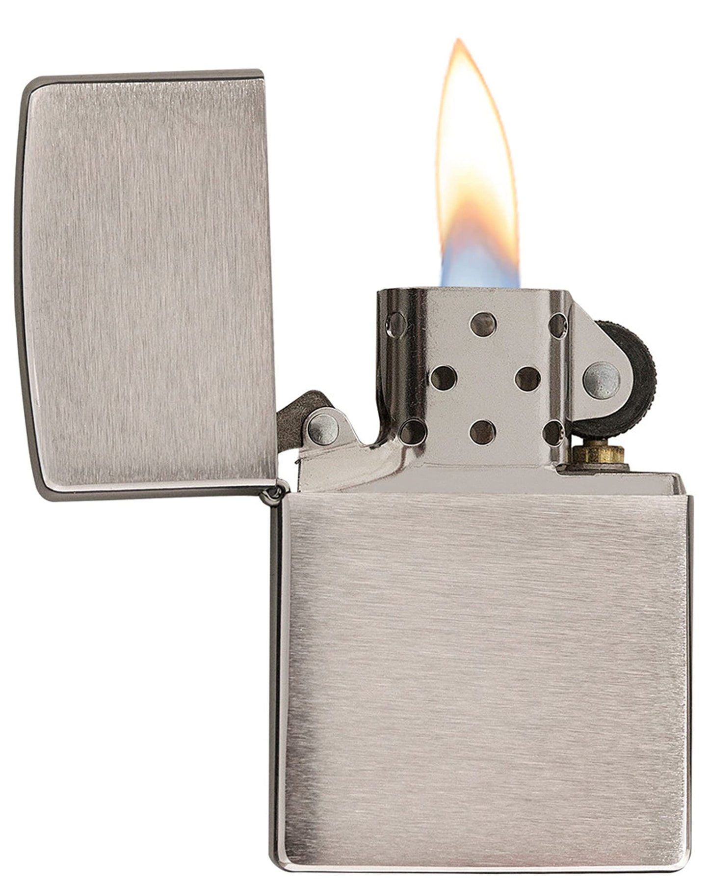 Zippo Classic Windproof Brushed Chrome Pocket Lighter