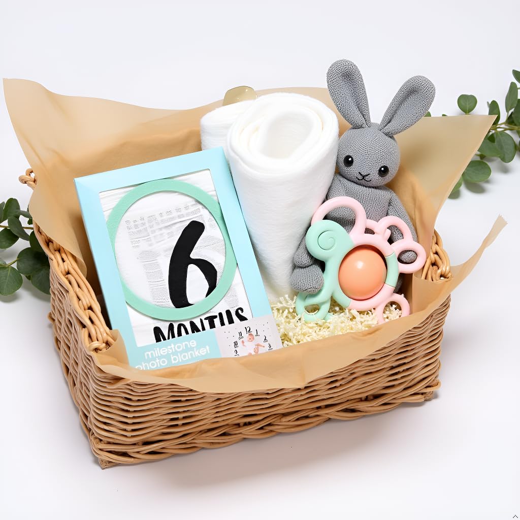 Watch Me Grow Cotton Muslin Photo Blanket QGM22418