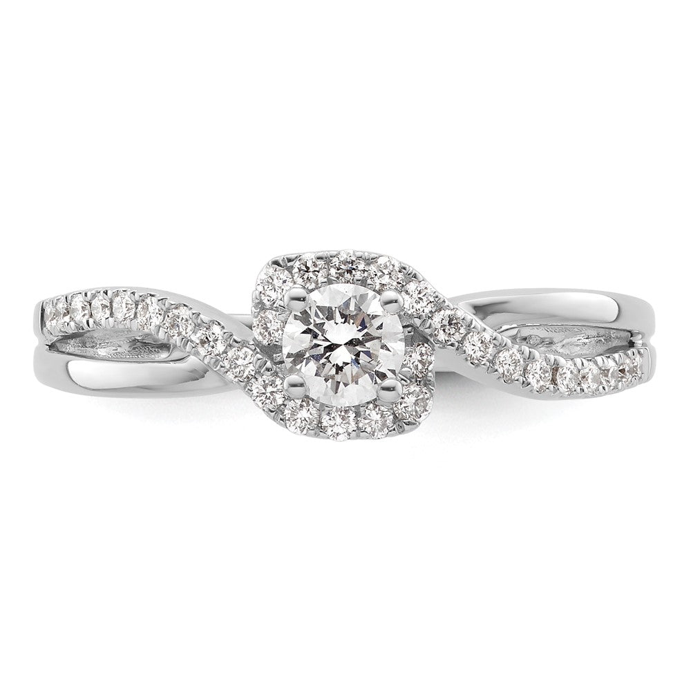 10k White Gold VS/SI+ G+ Lab Grown Diamond Ring