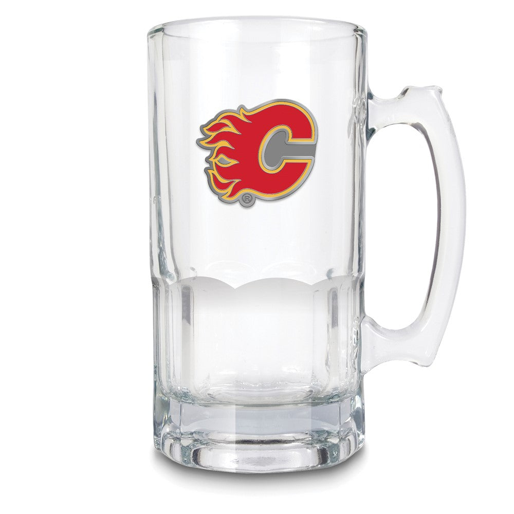 NHL Calgary Flames Glass 32 ounce Macho Mug