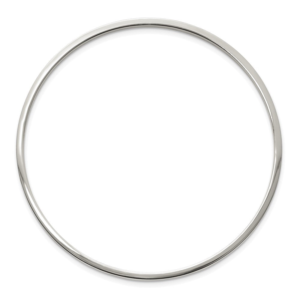 Stainless Steel Polished 2mm Bangle 8 inches