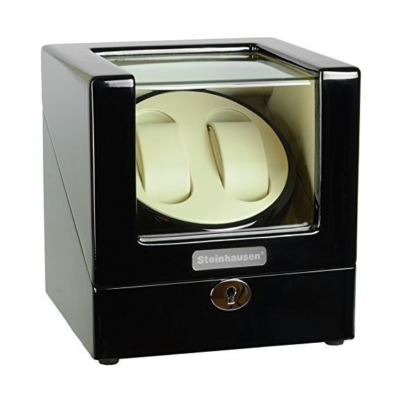 Steinhausen Heritage Onyx Finish Dual Watch Winder