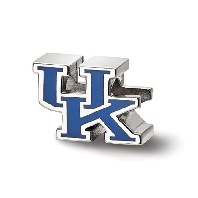 Sterling Silver The University of Kentucky UK Enameled Bead Charm