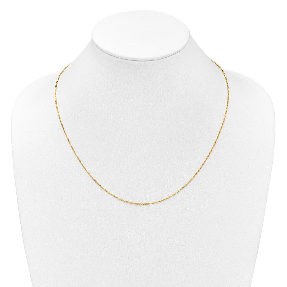 14K Adjustable 1.15mm D/C Open Franco Chain