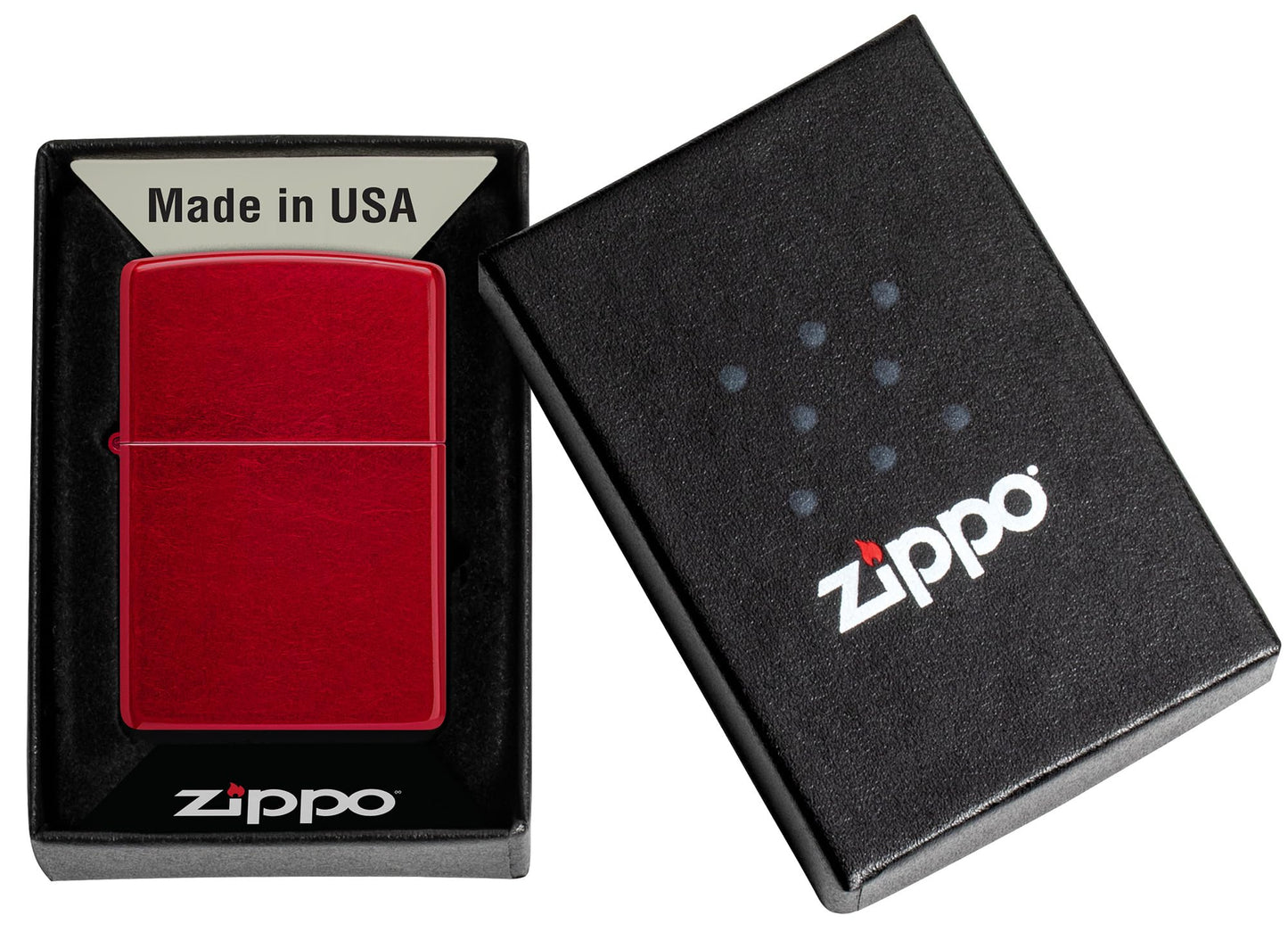 Zippo Candy Apple Red Pocket Lighter