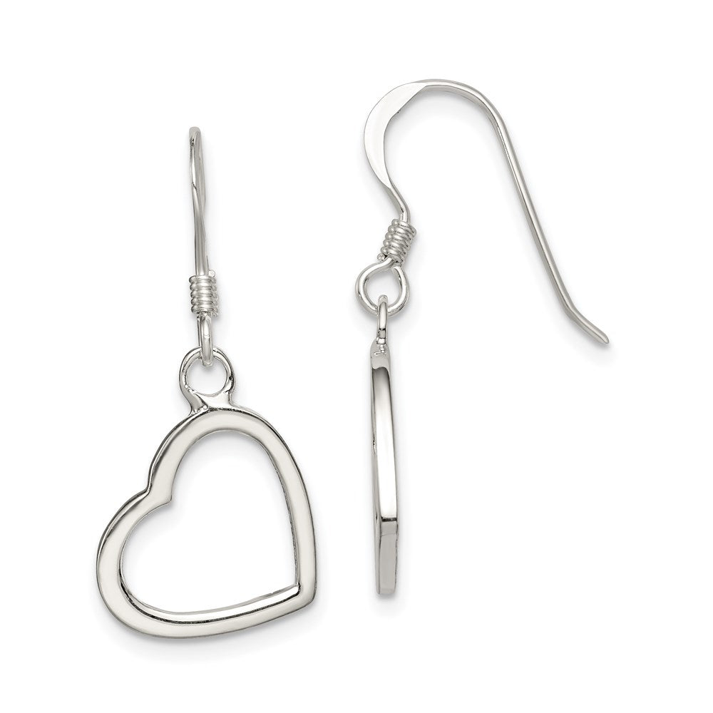 Sterling Silver Rhodium-plated Polished Bezel CZ Cross Post Earrings