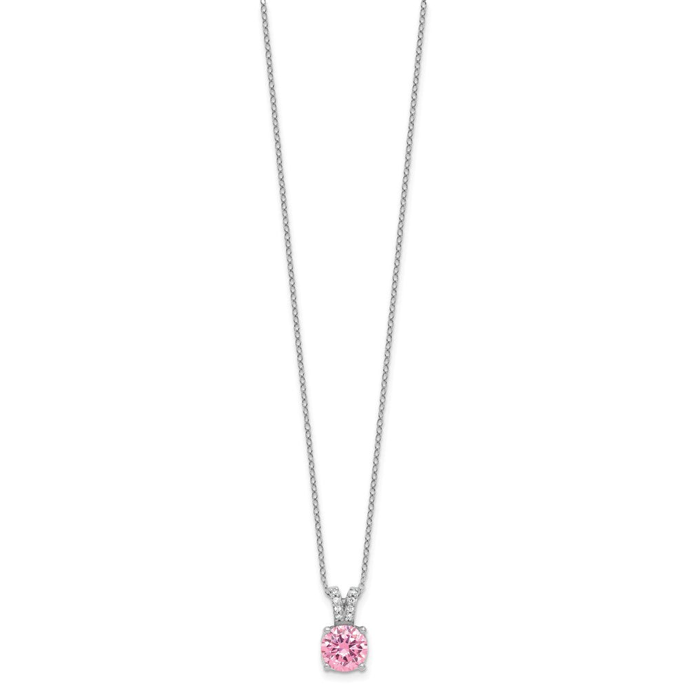 SS CZ Pend Necklace