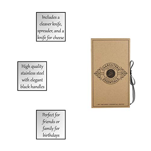 Creative Brands G2800 9 in. Charcuterie Essentials Cardboard Book Set