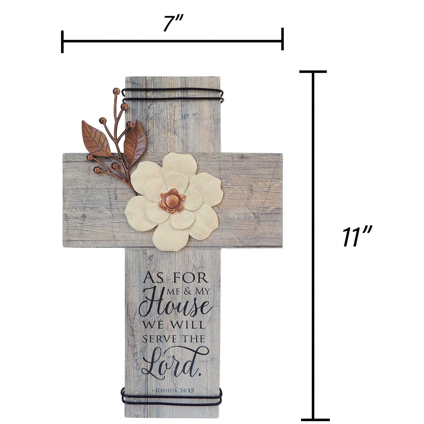 Abbey Plus CA Gift 313254 Wall Cross - As for Me & My House