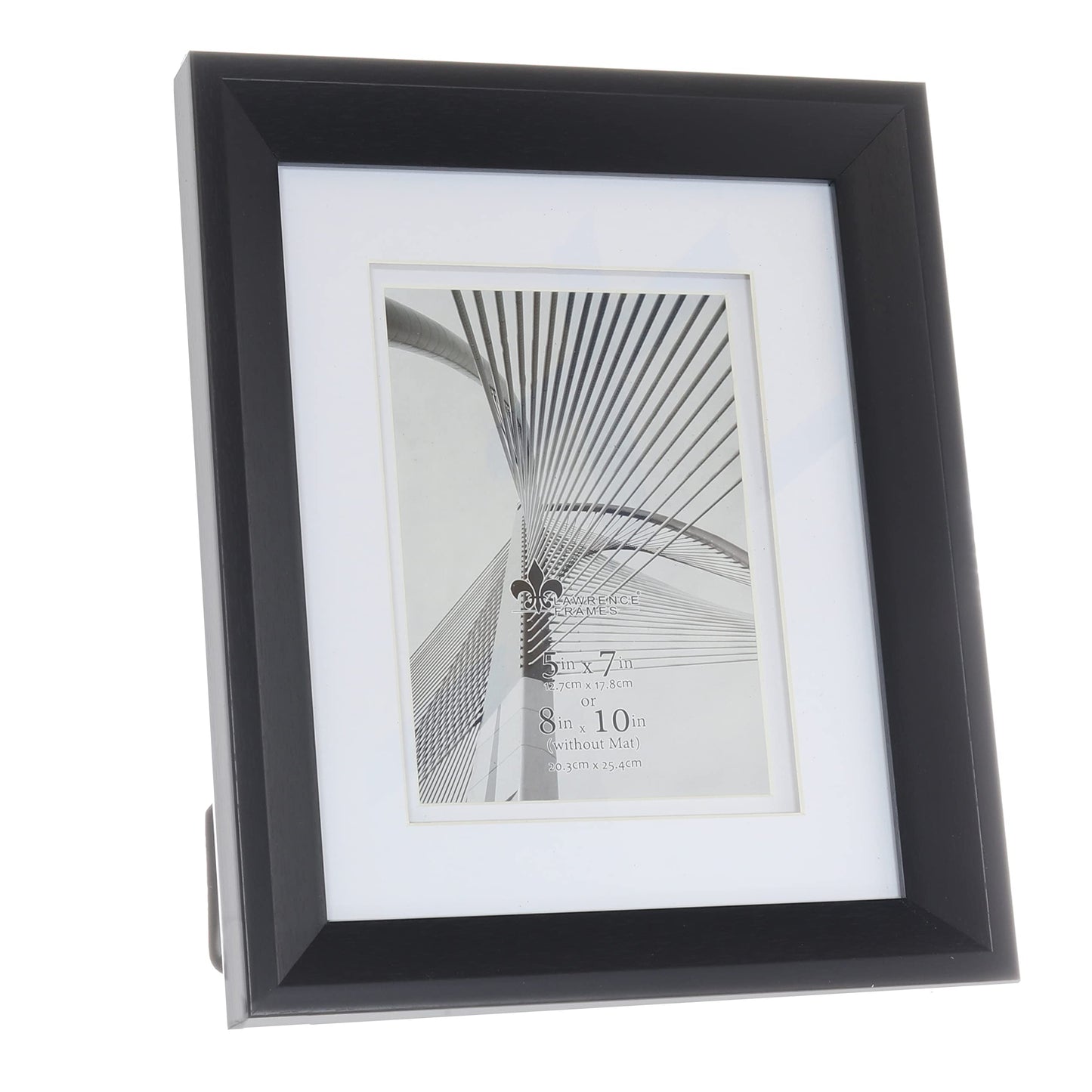 LEXINGTON 8x10 5x7 Fancy Mat Black Frame by Lawrence - 5x7