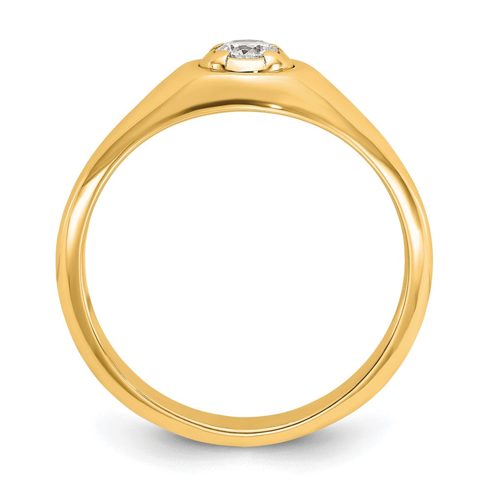 SS & RP IBGoodman Brown CZ complete Ring