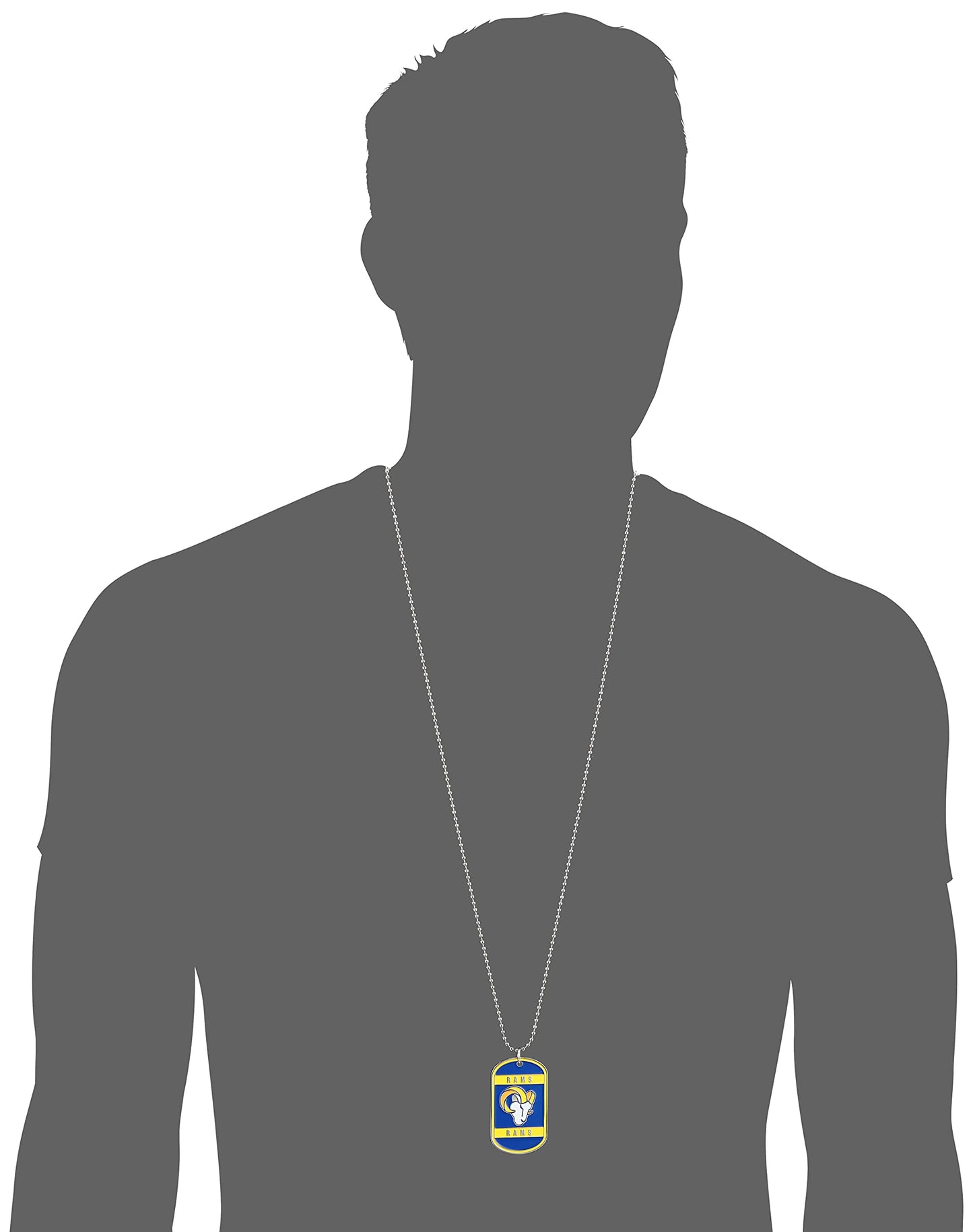 NFL Vikings 36 inch Dogtag Chain Necklace