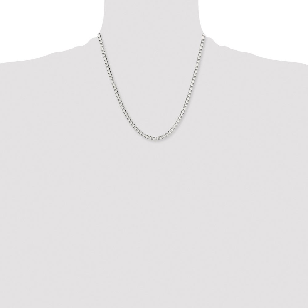 Stainless Steel Polished 4mm 20in Box Chain
