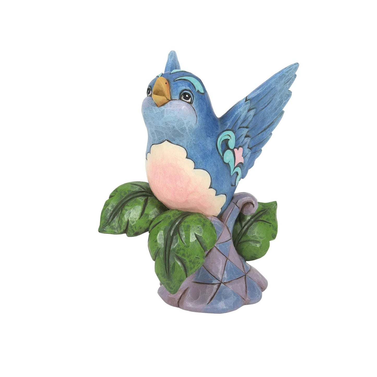 Enesco Jim Shore Heartwood Creek Bluebird on Branch Figurine