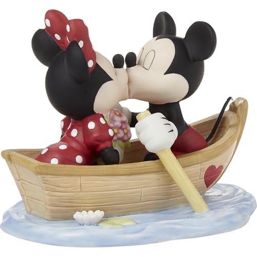 Precious Moments Disney Mickey Mouse and Minnie Mouse We Will Never Drift Apart Figurine #222701
