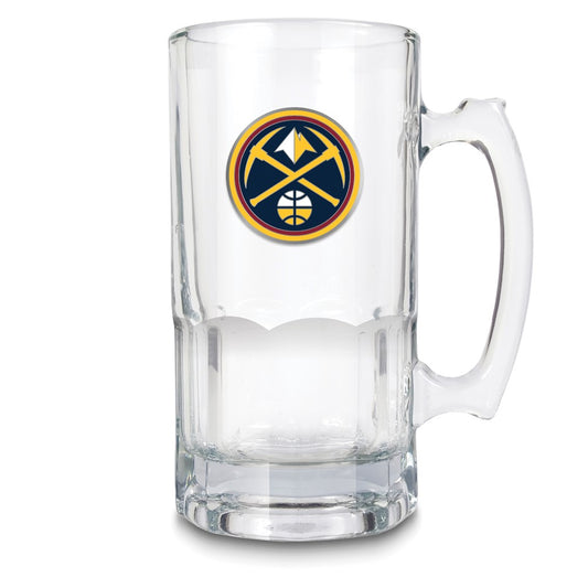 NBA Denver Nuggets Glass 32 ounce Macho Mug