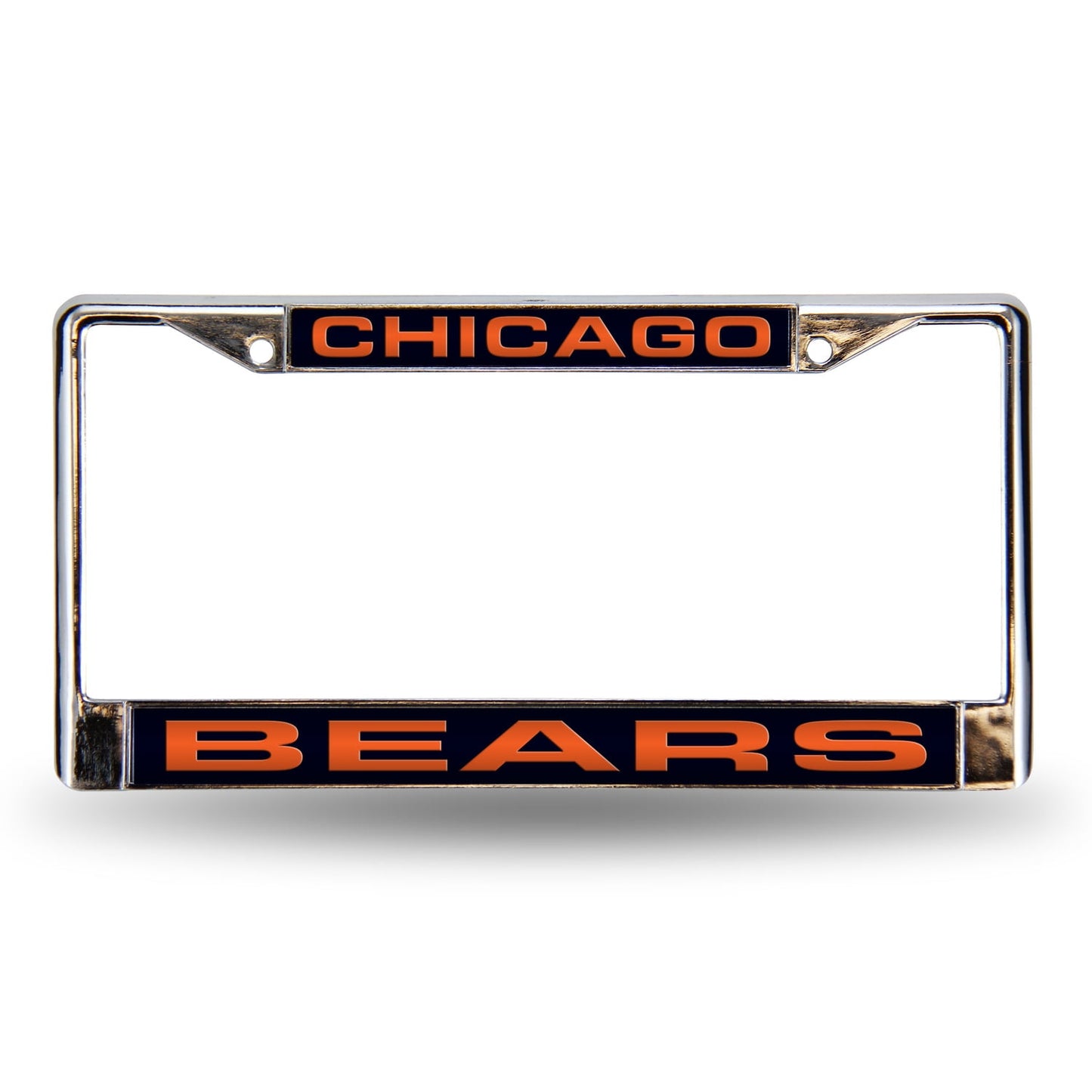 Chicago Bears Laser Chrome License Plate Frame