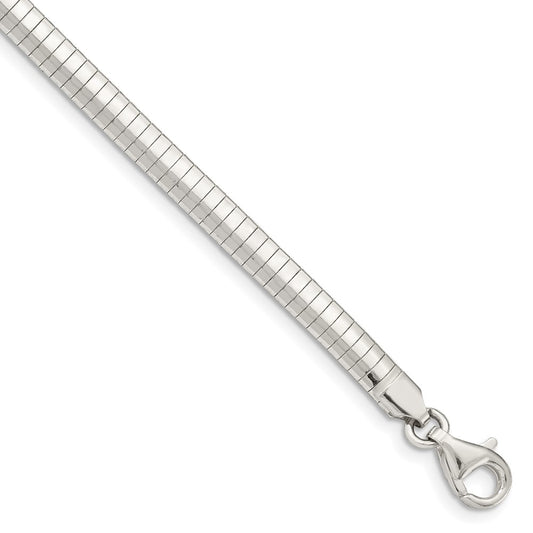 Sterling Silver 4mm Cubetto Bracelet 7 inches