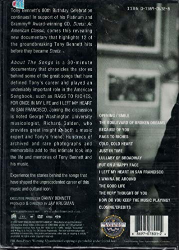 Tony Bennett: An American Classic -  About the Songs